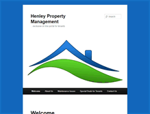 Tablet Screenshot of henleypropertymanagement.com